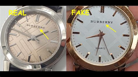 Burberry watch real vs fake. How to spot fake Burberry wrist 